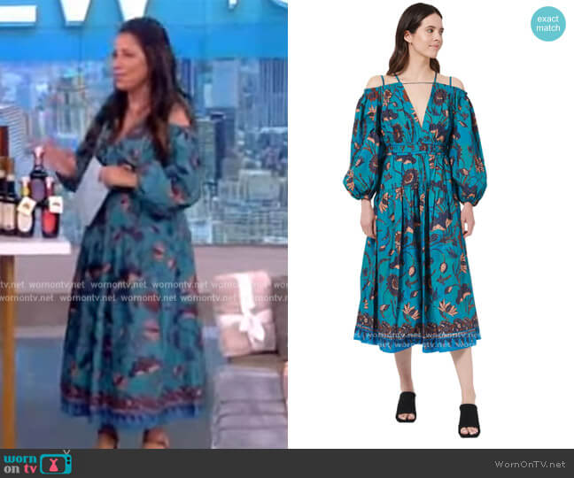 Ulla Johnson Tahlia Poplin Midi Dress