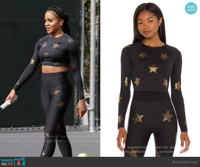 Ultracor Croc Knockout Maverick Top worn by Simone (Geffri Hightower) on All American Homecoming