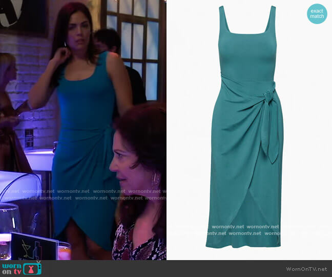 Wilfred Saturn Midi Dress worn by Britt Westbourne (Kelly Thiebaud) on General Hospital