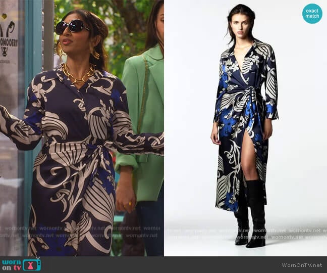Zara Printed Shirt Dress