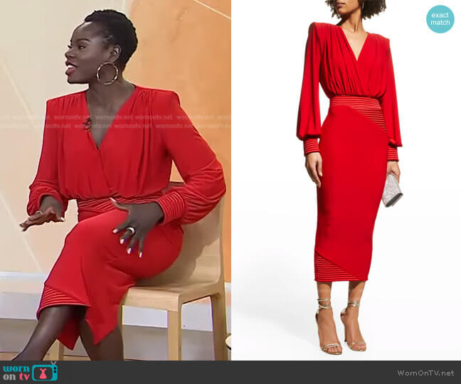 Zhivago Lover Man Cocktail Dress with Satin Panels