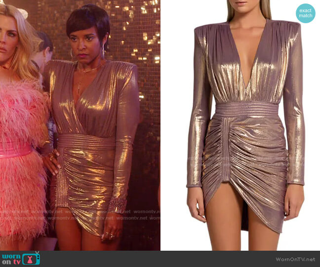Zhivago Ziggy Dress in Star worn by Wickie Roy (Renée Elise Goldsberry) on Girls5eva