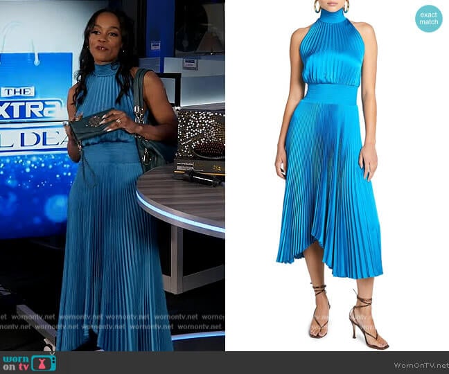 A.L.C. Renzo Dress worn by Rachel Lindsay on Extra