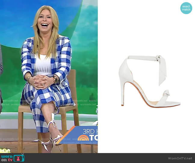Alexandre Birman Clarita Leather Sandals worn by Jill Martin on Today