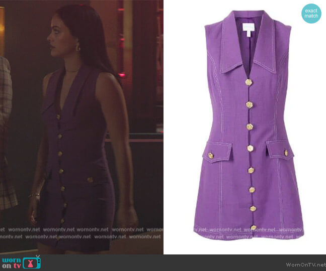 Alice McCall Sweet Valentina dress worn by Veronica Lodge (Camila Mendes) on Riverdale