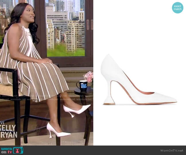 Amina Muaddi Ami Pointed-Toe Pumps