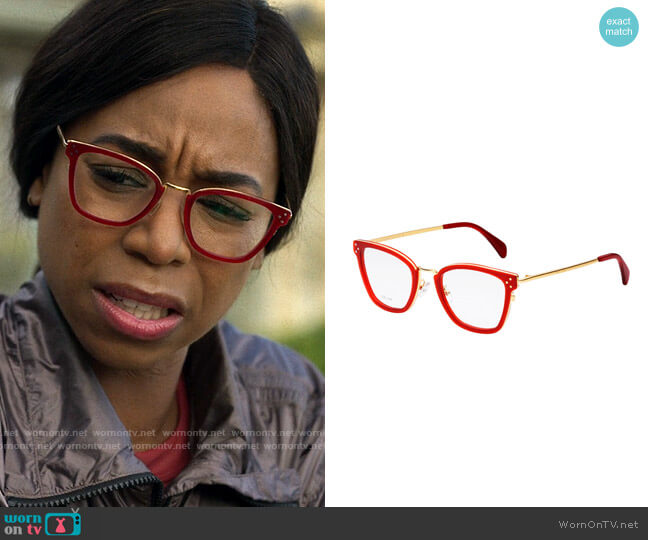 Celine CL50002U Glasses worn by Livia Fulton (Pippa Bennett-Warner) on Chloe
