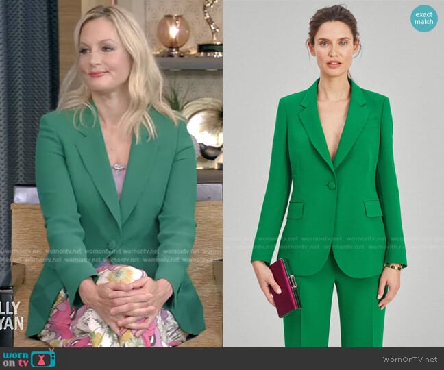 Carolina Herrera Tailored Crepe Jacket