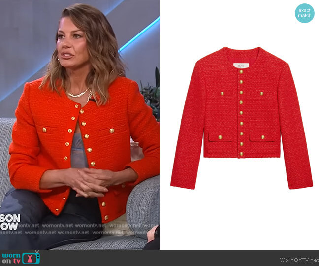 Celine Chasseur Jacket in Plain Tweed