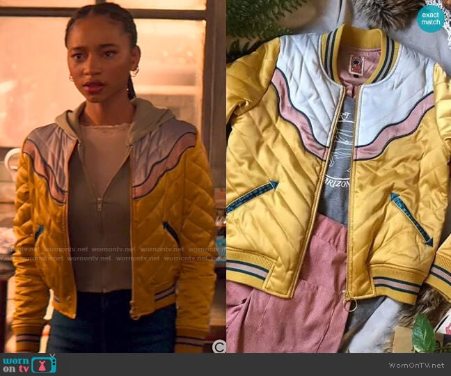 Classic Rock Couture Dolly Western Bomber Jacket worn by Natalie Lane Irons (Tayler Buck) on Superman and Lois