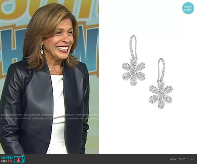 Daisy Drop Earrings Jennifer Miller worn by Hoda Kotb on Today
