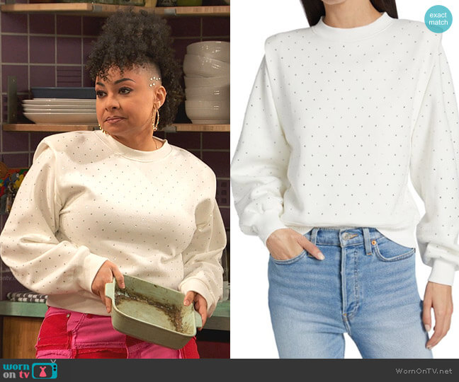 Generation Love Orlie Crystal Sweatshirt worn by Raven Baxter (Raven-Symoné) on Ravens Home