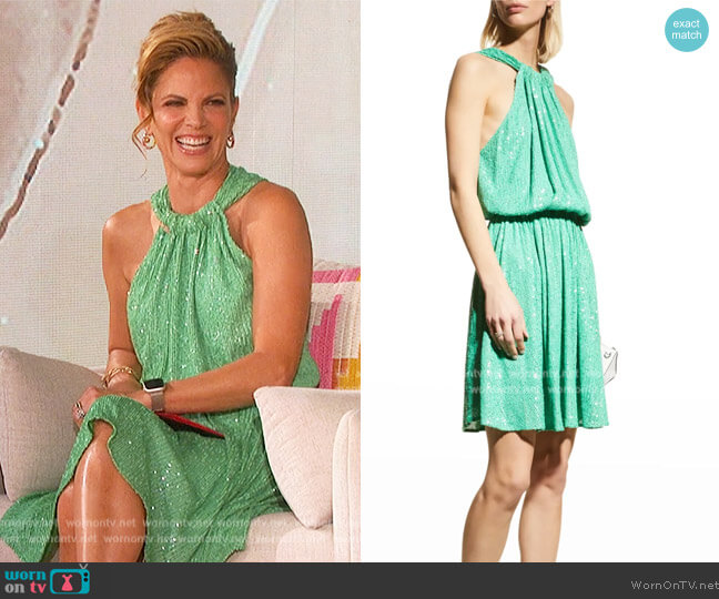 In The Mood For Love Belle Vie Sequined Cocktail Dress worn by Natalie Morales on The Talk
