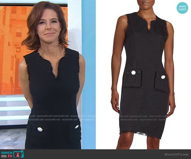 Karl Lagerfeld Paris Tweed Shift Dress