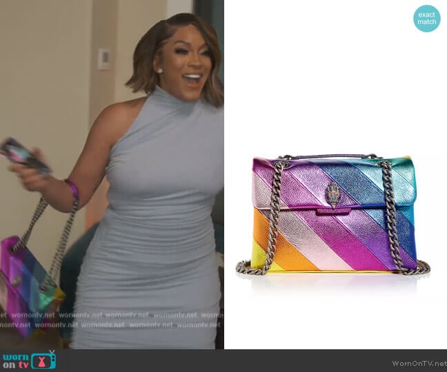 Kurt Geiger Kensington Large Leather Bag worn by Drew Sidora on The Real Housewives of Atlanta