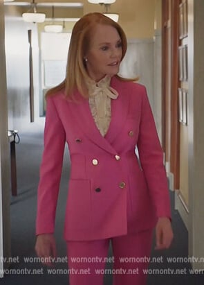Lisa’s pink double breasted blazer on All Rise