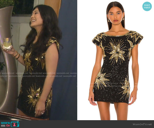 Love Shack Fancy Colville Dress worn by Crystal Kung Minkoff on The Real Housewives of Beverly Hills