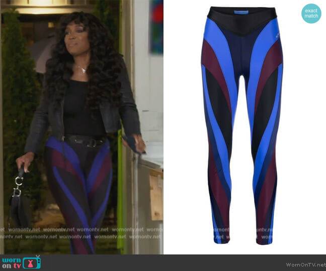Mugler Printed Trousers worn by Marlo Hampton on The Real Housewives of Atlanta