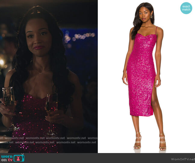 Majorelle Maizie Midi Dress worn by Tabitha Tate (Erinn Westbrook) on Riverdale