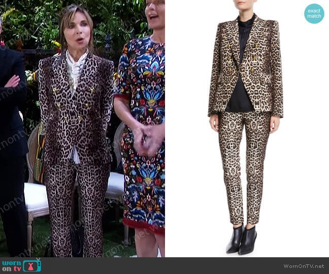 Veronica Beard Lago Pants worn by Kate Roberts (Lauren Koslow) on Days of our Lives
