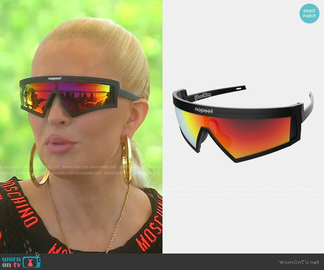 Nopeet Your Original Mom From Da Dark Side Sunglasses worn by Erika Jayne on The Real Housewives of Beverly Hills
