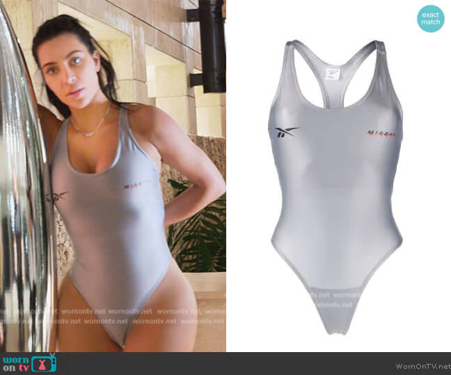 Reebok x MISBHV swimsuit worn by Kim Kardashian (Kim Kardashian) on The Kardashians