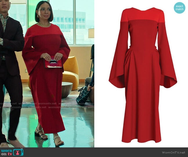 Roksanda Accadia Dress worn by Molly Novak (Maya Rudolph) on Loot