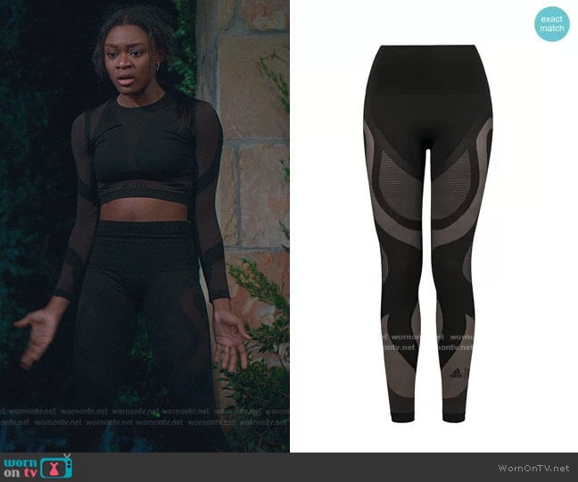 Wolford x Adidas Sheer Motion Leggings worn by Calliope Burns (Imani Lewis) on First Kill