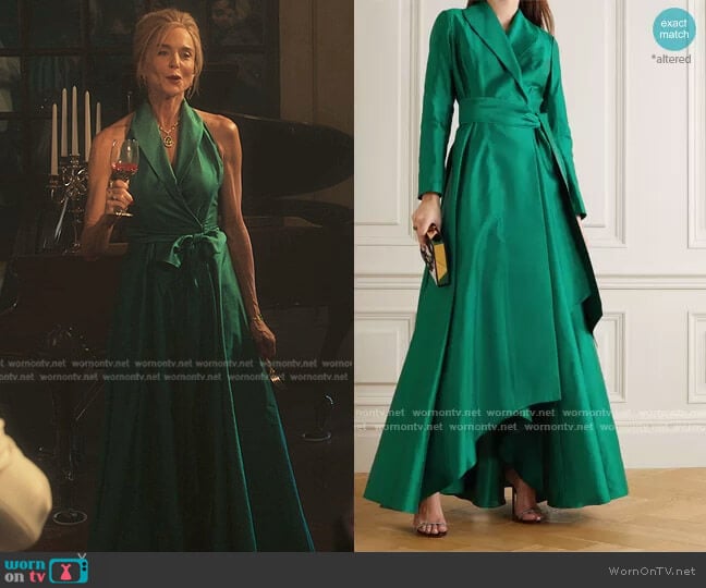 Rasario Silk-Satin Gown