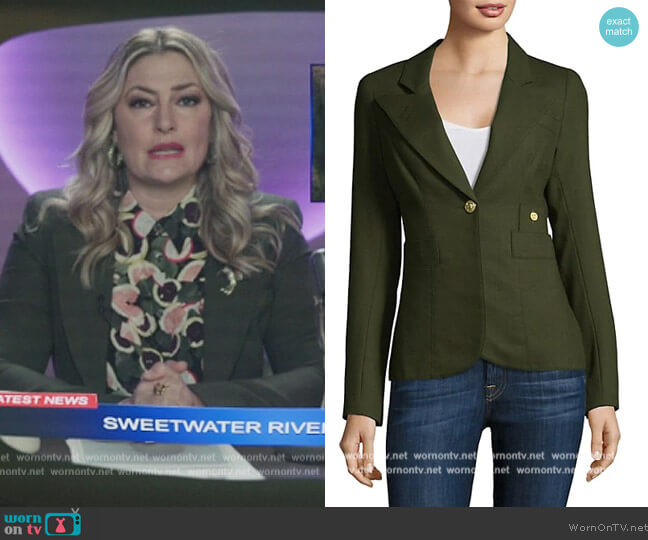 Smythe Duchess Wool Blazer worn by Alice Cooper (Mädchen Amick) on Riverdale