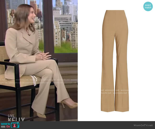 Sportmax Antiope Flare Stretch Wool Pants