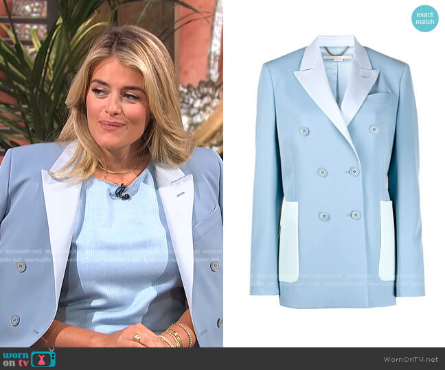 Stella McCartney Panelled Double-Breasted Blazer