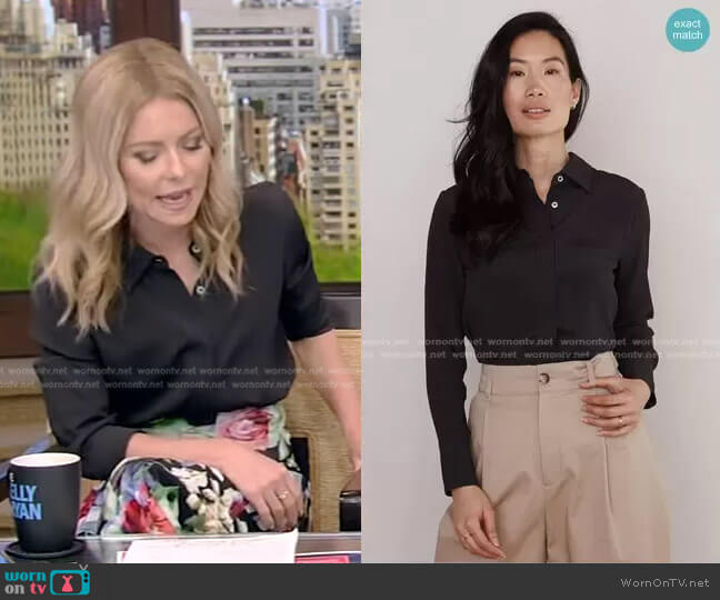 Numi The Simone Blouse worn by Kelly Ripa on Live with Kelly and Mark
