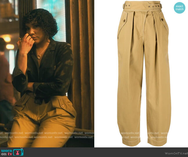 Ulla Johnson Cropped balloon-leg trousers worn by Allison Hargreeves (Emmy Raver-Lampman) on The Umbrella Academy