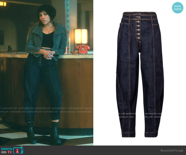 Ulla Johnson Keaton Jeans worn by Allison Hargreeves (Emmy Raver-Lampman) on The Umbrella Academy