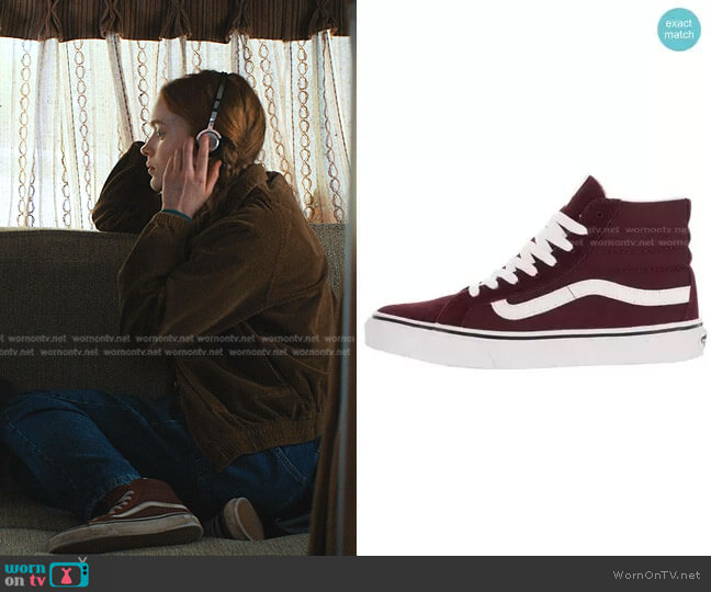 Vans Vintage Sk8-Hi Slim Windsor Sneaker worn by Max (Sadie Sink) on Stranger Things