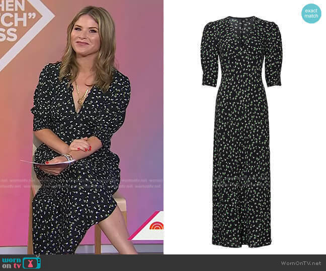 Rixo London Zadie Dress worn by Jenna Bush Hager on Today
