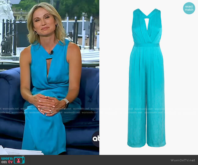 Adelyn Rae Kenzlee Jumpsuit worn by Amy Robach on Good Morning America