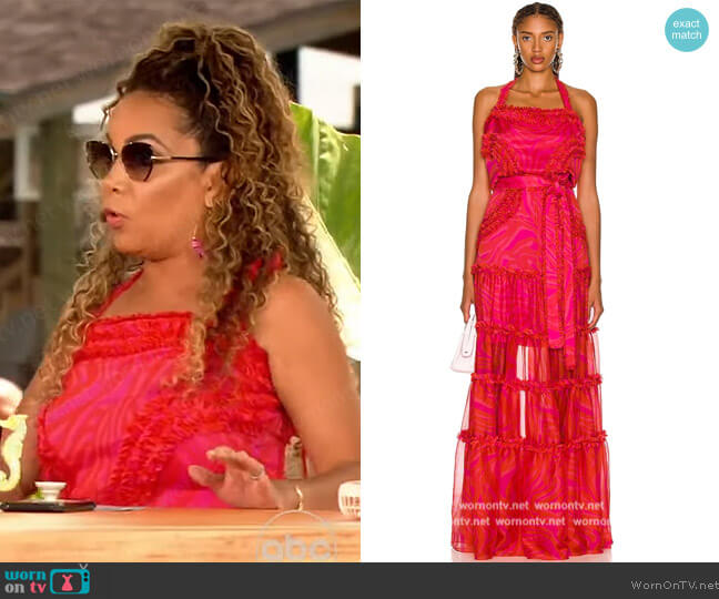 Alexis Festival Maxi Dress worn by Sunny Hostin on The View