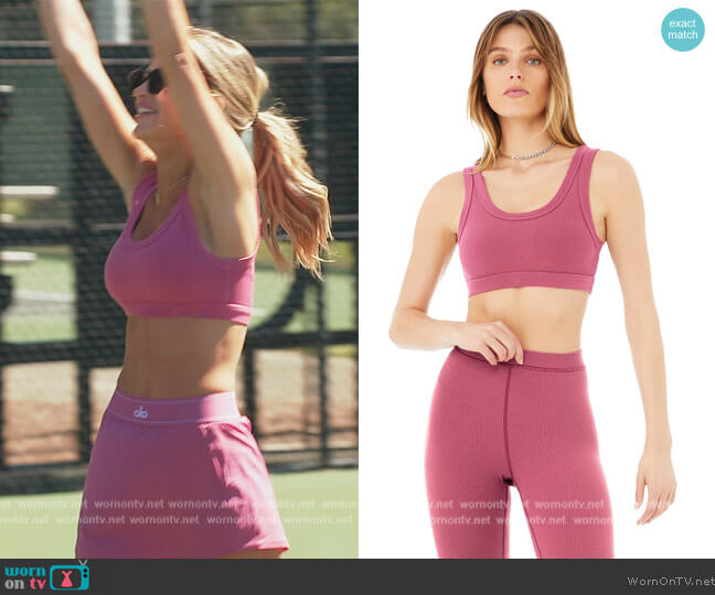 Alo Yoga Wellness Bra worn by Naomie Olindo on Southern Charm
