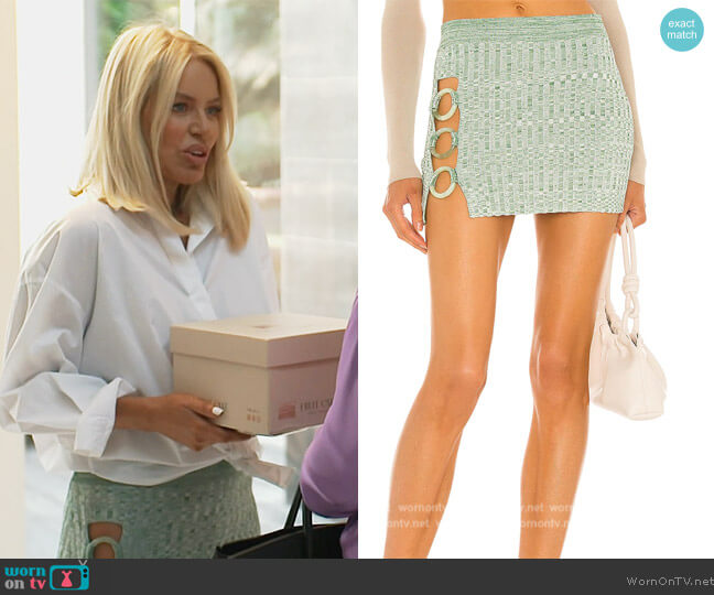 Aya Muse Flint Knit Skirt worn by Caroline Stanbury (Caroline Stanbury) on The Real Housewives of Dubai