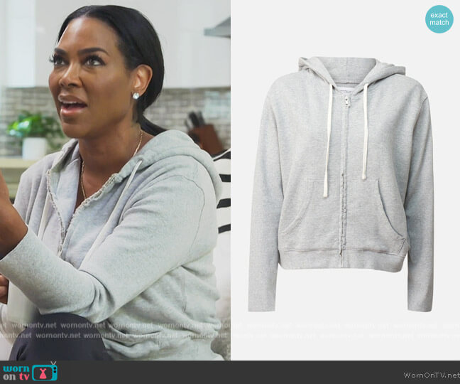 Sincerely Jules for Bandier The Juniper Zip Up Hoodie worn by Kenya Moore on The Real Housewives of Atlanta