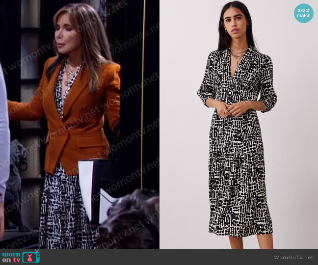 Ba&Sh Oline Dress worn by Kate Roberts (Lauren Koslow) on Days of our Lives