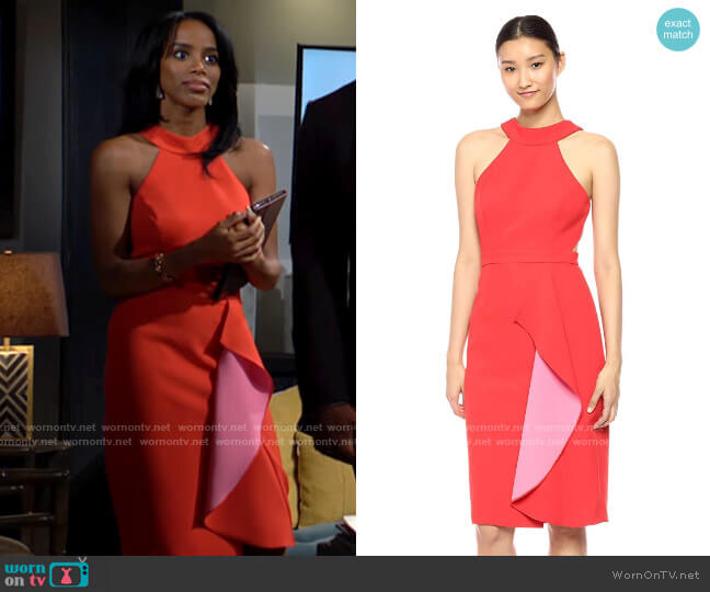Bcbgmaxazria Maryssa Dress worn by Imani Benedict (Leigh-Ann Rose) on The Young and the Restless