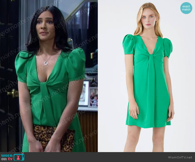 Bcbgmaxazria Alicia Dress worn by Gabi Hernandez (Camila Banus) on Days of our Lives