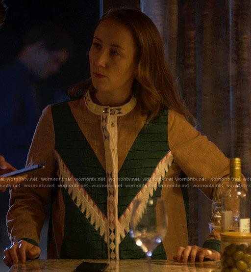 Becky’s embroidered jacket on Chloe