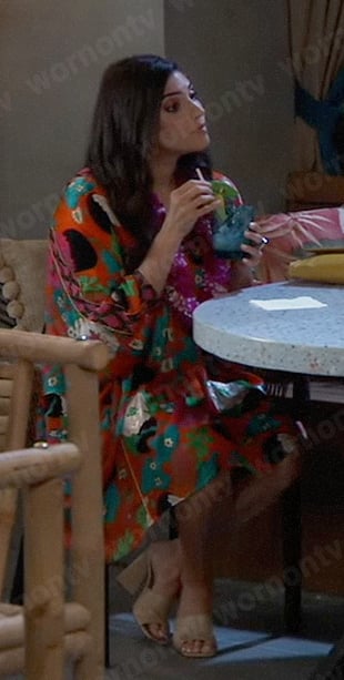 Brook Lynn’s floral dress on General Hospital