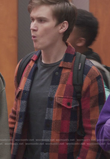 Bruno’s checked shirt on Ms. Marvel