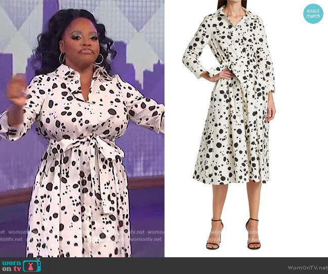 Carolina Herrera Dot Belted Shirtdress