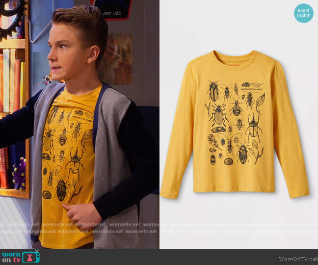 Cat and Jack Bugs Print Sweatshirt